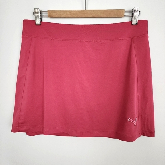 Puma Pants - PUMA Women's Pink  Skort Lined Stretch Size Medium
